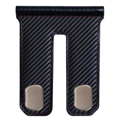 Car hanging, passenger car hanging storage - zinc-alloy-hook-head-double-hookcarbon-fiber-pattern-red-line-new-upgraded-model-factory-goods-can-be-shipped-on-behalf-of-one-piececan-be-labeled-and-put-into-warehouse