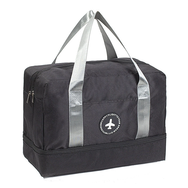 Luggage handheld organizer bag for traveling, folding bag strap, fuchsia storage bag, wholesale
