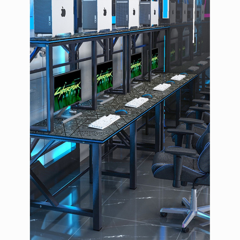 E-sports hotel gaming table, e-sports table for home bedroom, gaming streamer workbench, high-end internet cafe desktop computer table E-sports hotel gaming table, e-sports table for home bedroom, gaming streamer workbench, high-end internet cafe desktop computer table
