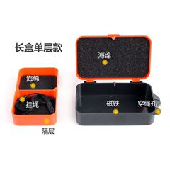 紅蟲盒子保濕多功能高檔大號釣魚保溫蚯蚓磯釣沙蠶活餌保鮮盒漁具