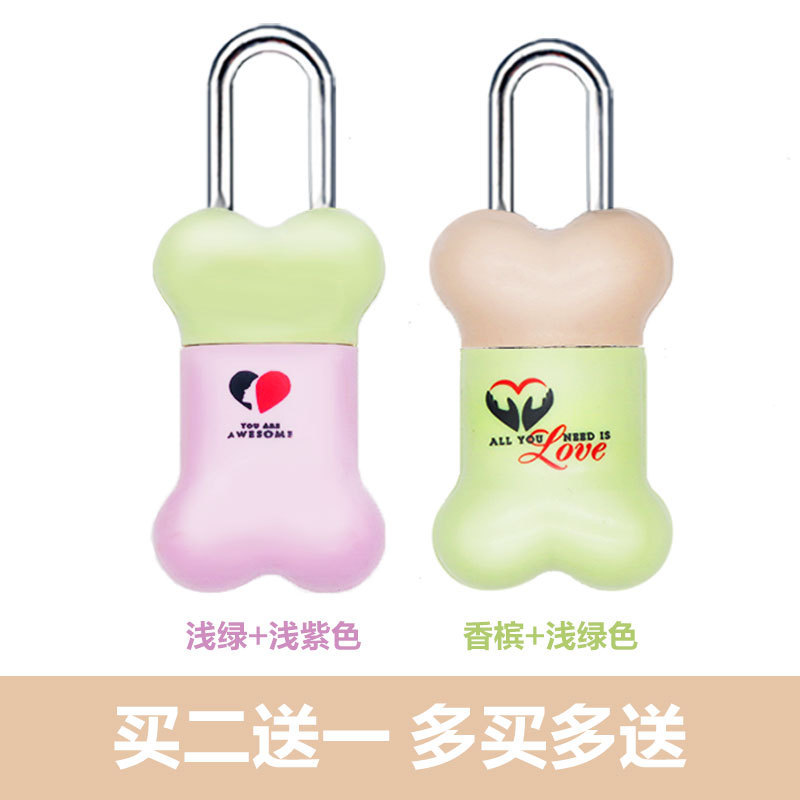 凱裕莫蘭迪金属暗号錠プラスチックドーパミン色ペット玩具かわいいアニメ文房具小錠|undefined