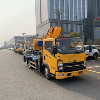 【程力集团】出口豪沃右驾 30米 直臂高空作业车 液压升降作业斗