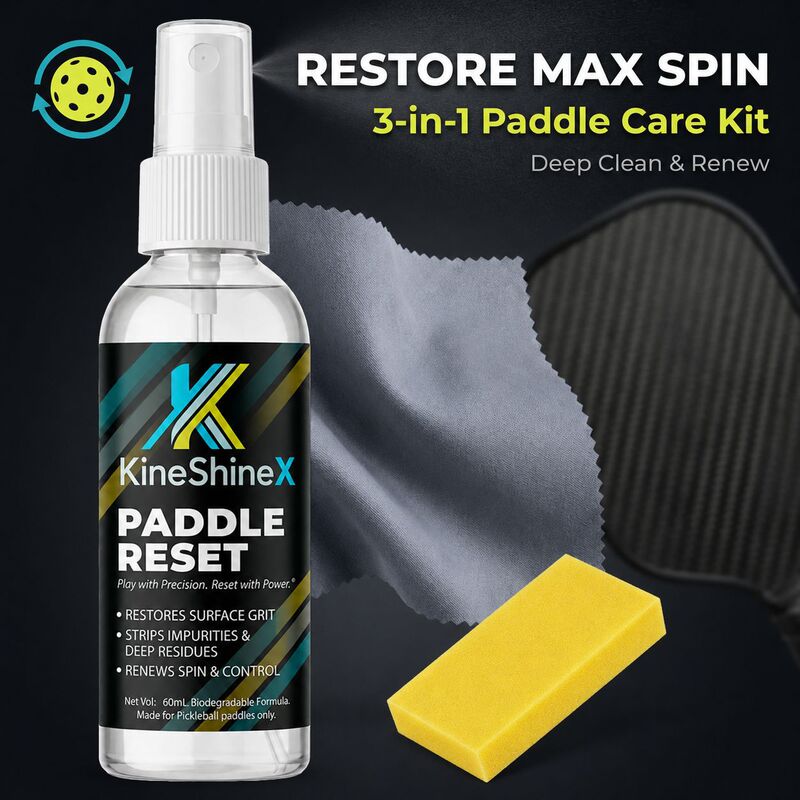 Kineshinex Pickleball Racket Cleaning Set Professional Model Spray Type Microfiber Cloth Eraser Kineshinex Pickleball Racket Cleaning Set Professional Model Spray Type Microfiber Cloth Eraser