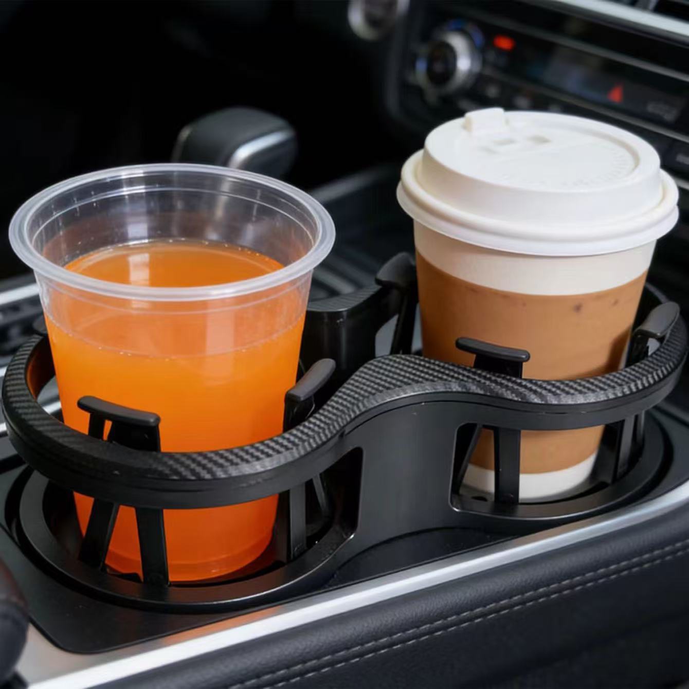 Multifunctional car cup holder, modified for in-car use, can also be used as an ashtray, tea cup holder, and beverage rack