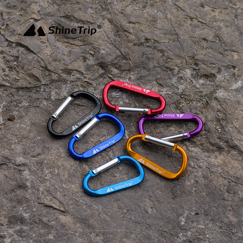 Shanqu aluminum alloy No. 7 D-type quick-hook buckle tactical outdoor equipment tool multi-functional carabiner EDC backpack buckle