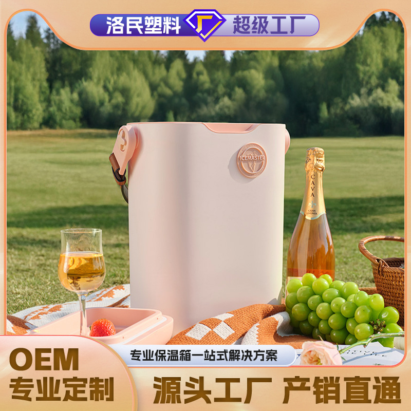 Ice Master Wine Barrel portátil congelado refrigerado al aire libre barril largo portátil cerveza vino caja de embalaje de aislamiento de alta gama