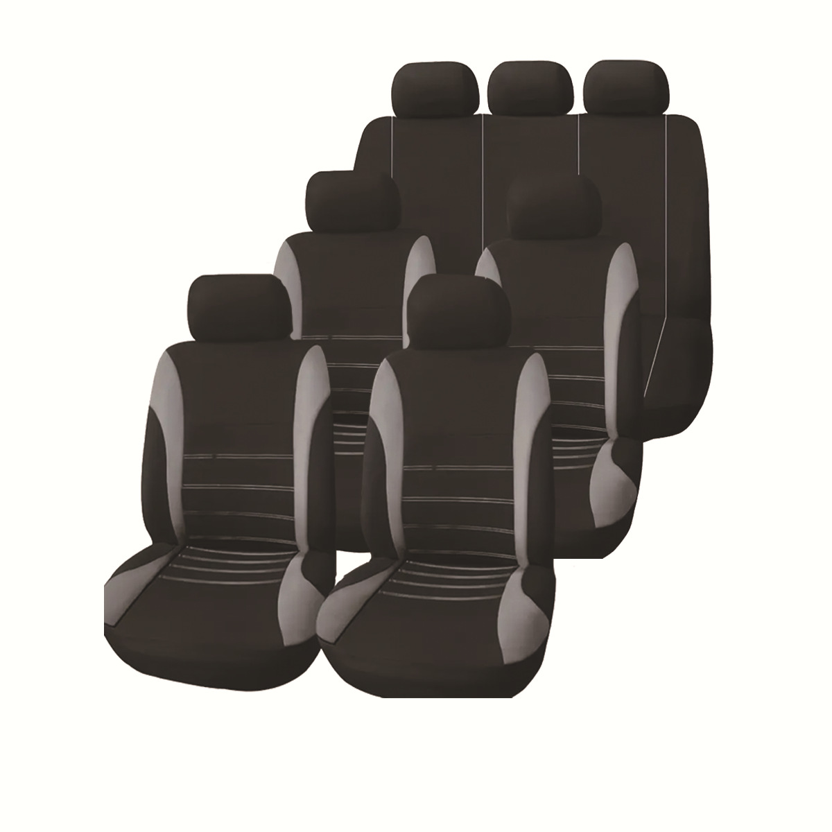 New Hot-Selling Car Seat Covers for Seven-Seater Vehicles, Full Surround Seat Covers, All-Season Universal Car Seat Cushions Wholesale