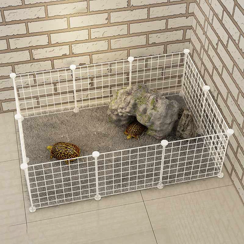 Черепаха побег забор для свободного выгула