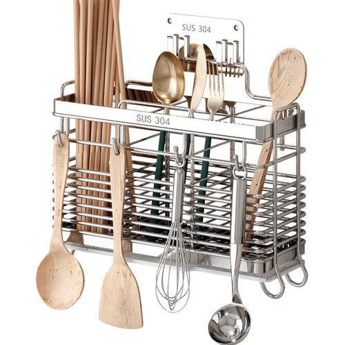 304 stainless steel chopstick tube chopstick storage box chopstick cage household high-end new chopstick basket kitchen chopstick holder