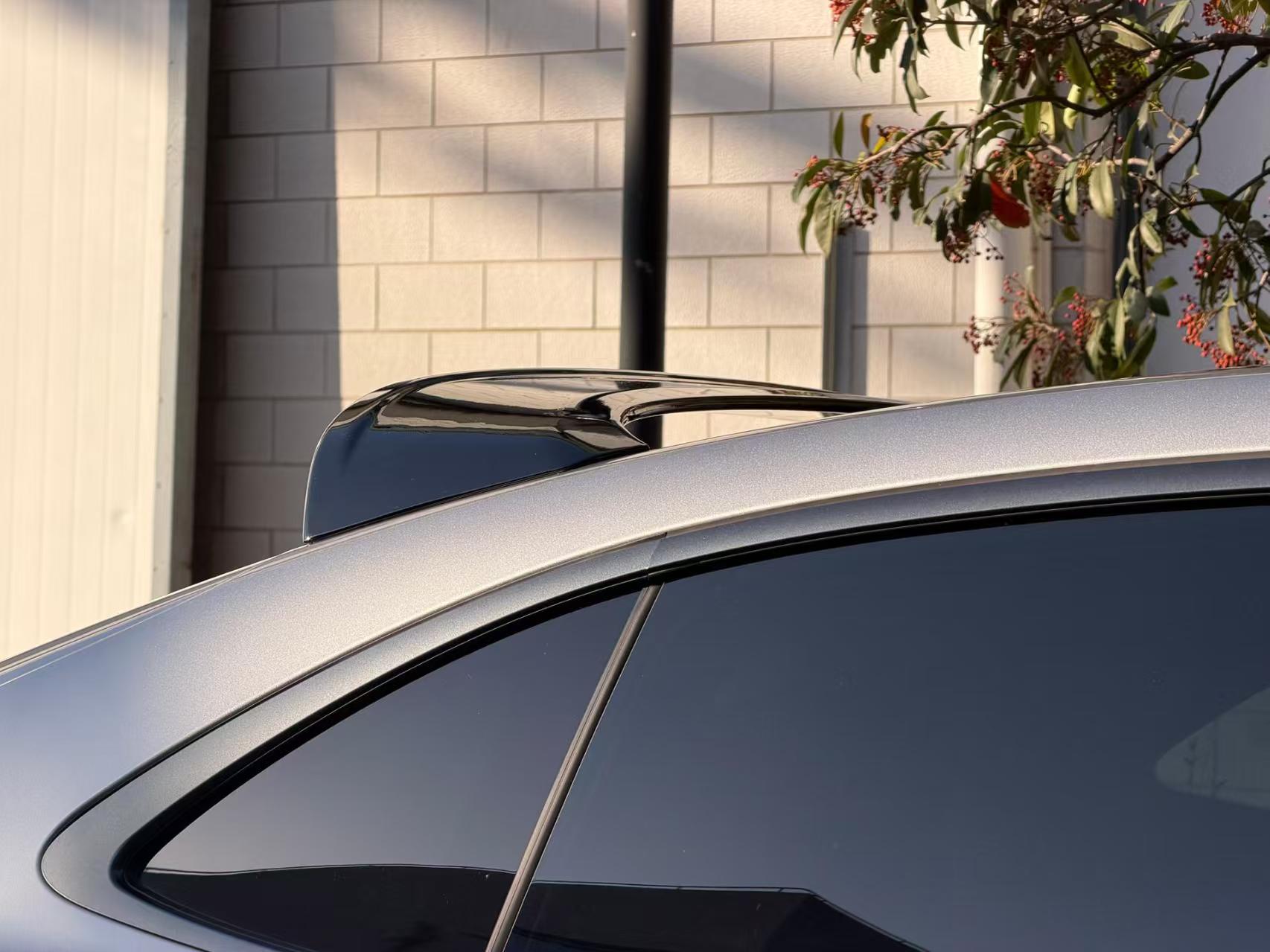 Suitable for 26 Models of Ledao L60, Abs No-Drill Original Car Style Sports Rear Wing, Glossy Black Version, Special Modification Parts