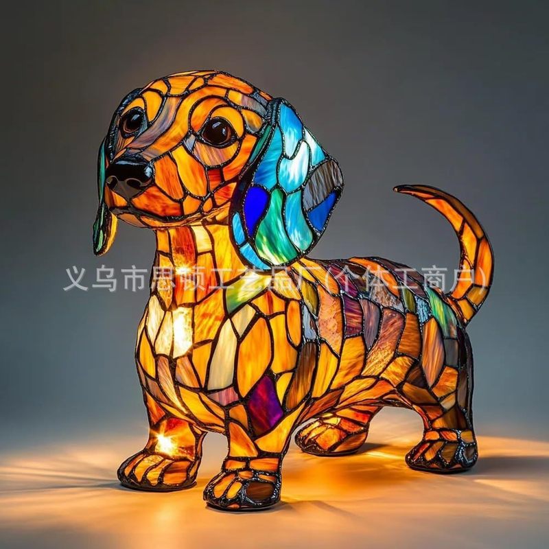 跨境魔幻幻彩奇异狗狗灯Cat Lamp-Dachshund Lamp-Bigfoot Lamp|undefined