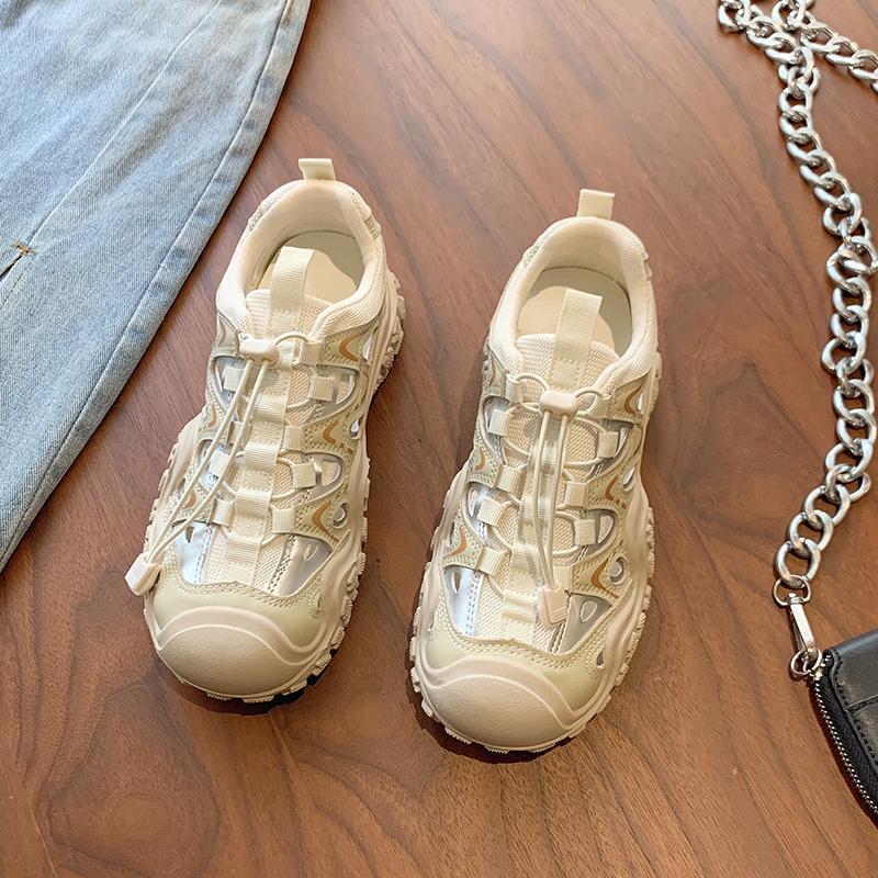 Zapatos casuales huecos al aire libre de moda para mujer 2025 verano nuevos zapatos feos y lindos zapatos deportivos para correr zapatos para caminar zapatos para papá