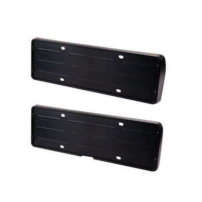 License plate holder/license plate holder plate frame new energy all-wrapped license plate - 25-models-of-7x-license-plate-frames-3d-matte-black-2-piece-set
