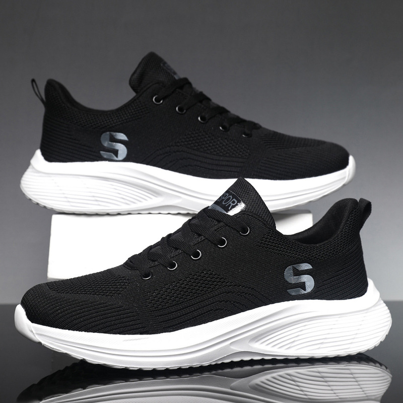 Cross-border casual shoes, sports shoes, student running shoes, simple commuter mesh breathable shoes, new lightweight, comfortable, and versatile Cross-border casual shoes, sports shoes, student running shoes, simple commuter mesh breathable shoes, new lightweight, comfortable, and versatile