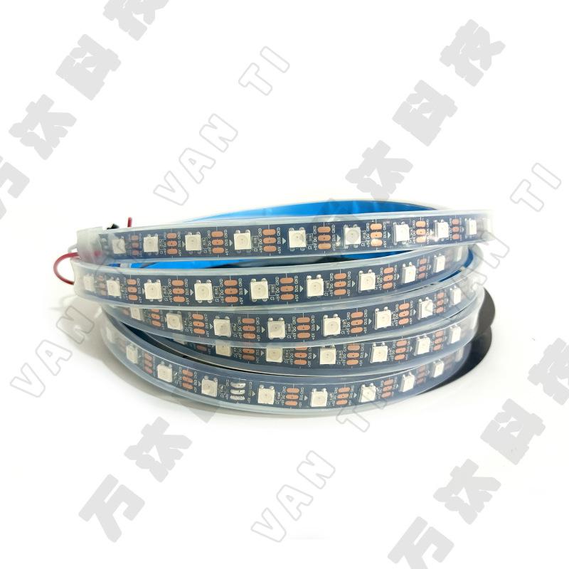 ws2812b ライトストリップ LED ライトストリップ 5050 ファントムライトストリップ 5v マース流水ライト防水内蔵 ic プログラマブル|undefined