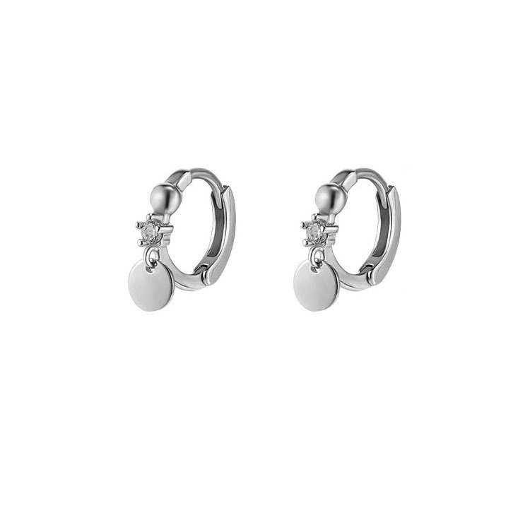 Platinum earrings