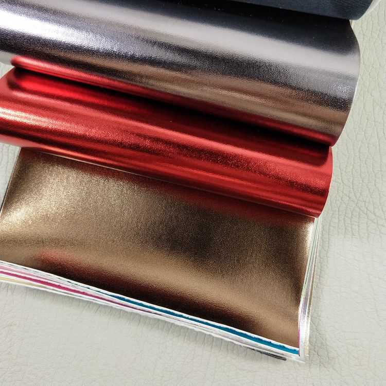 A005箱包鞋材面料金属纳帕纹PU皮革幻彩羊纹B251纹金属牛纹皮革