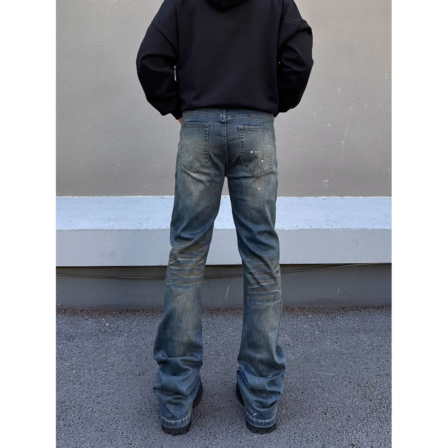 New Spring/Autumn High Quality Stretch Men's Jeans Straight Leg Slim Fit Retro Versatile Fashion Jeans_mkmklike.com