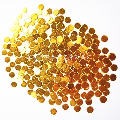 厂家直供3*4*0.3镀金铜触点五金接触片金手指导电片焊片镍片焊点