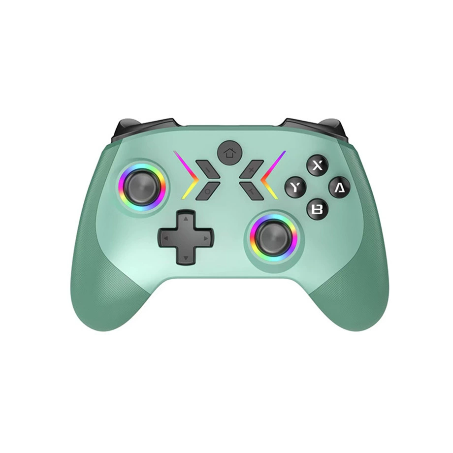 Беспроводной геймпад Switch2, датчик Холла, RGB-подсветка, вибрация, сенсорный игровой контроллер для ПК/TV, модель синяя