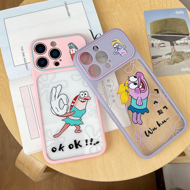 Trendy funny fish case for iPhone 17 Pro Max, cartoon character fish case for iPhone 18, hard case