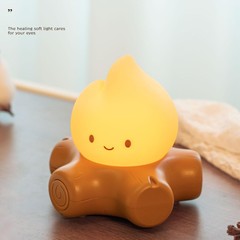 ハロウィン クリスマス ファイヤーライト デスクトップ装飾ライト 女の子用ナイトライト クリエイティブギフト LEDライト