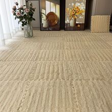 轻奢纯色拼接地垫亚马逊TEMU批发混搭脚垫客厅卧室防滑可清洗地垫