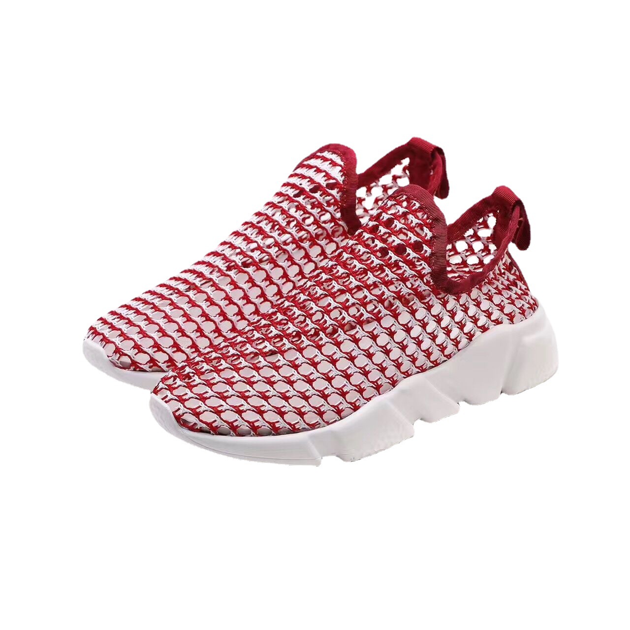 厂家直销 夏季爆款 特殊鞋材网布 大网格编制 舒服清爽透气 现货