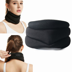 Neck Collar, Neck Support, Anti-Bend Headphone User, Neck Forward Slump Prevention, Three-Layer Sponge Cervical Spine Fixation and Support, Cervical Spine Traction
