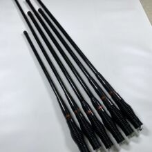 80厘米-1米长大型加粗不锈钢汽车用装饰天线越野车保险杠改装旗杆