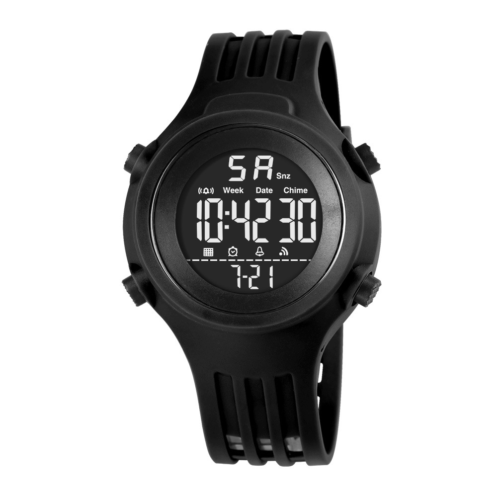 Tendencia de nuevos productos juveniles cronógrafo reloj electrónico estudiantes alarma de deportes al aire libre luz nocturna reloj electrónico al por mayor