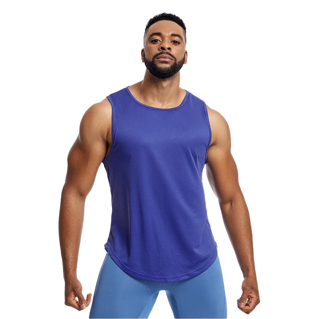 Cross-Border Sports Vest Men's Summer Loose Sleeveless Fitness Vest Outdoor Training Running Basketball Vest Amazon