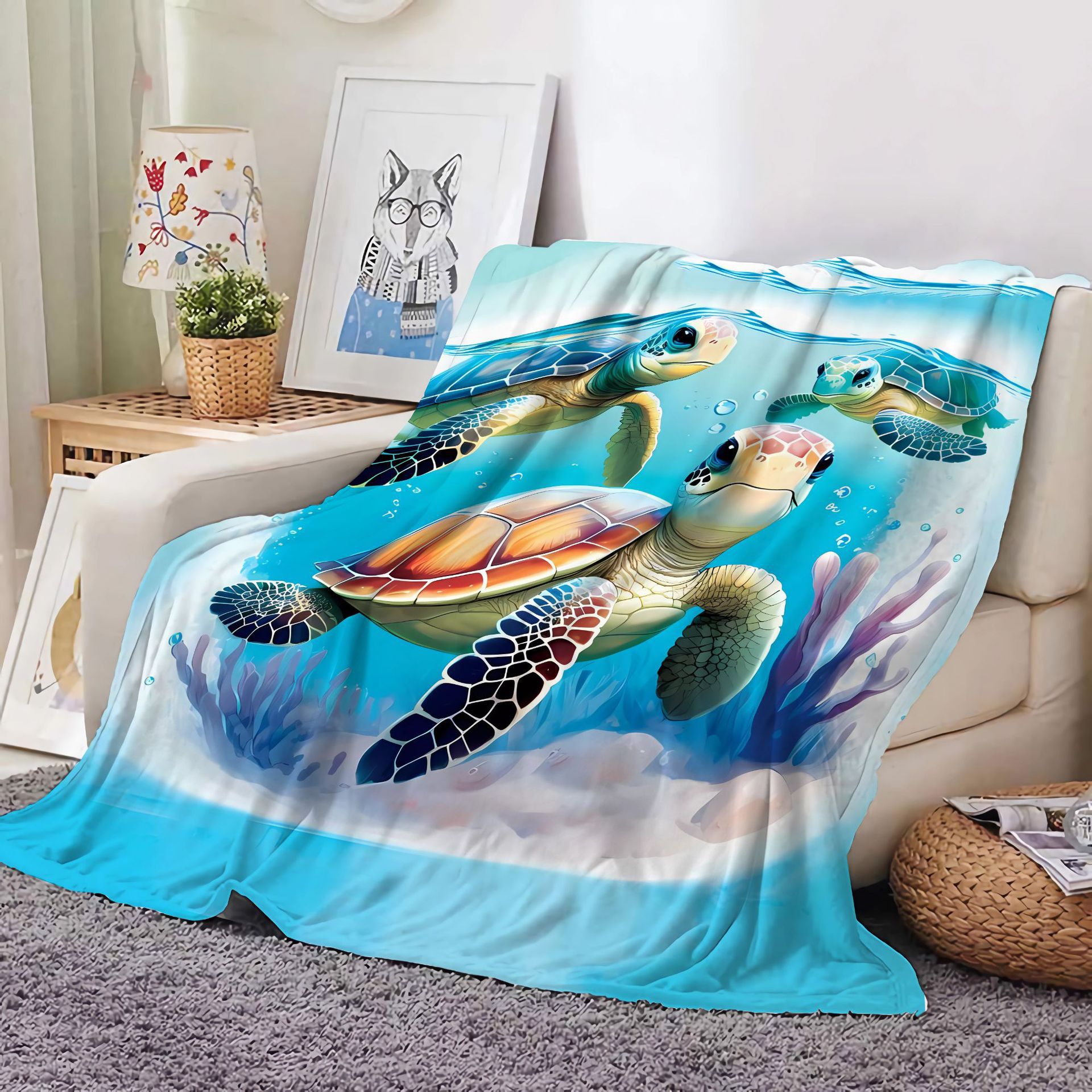 귀여운 거북이 3마리