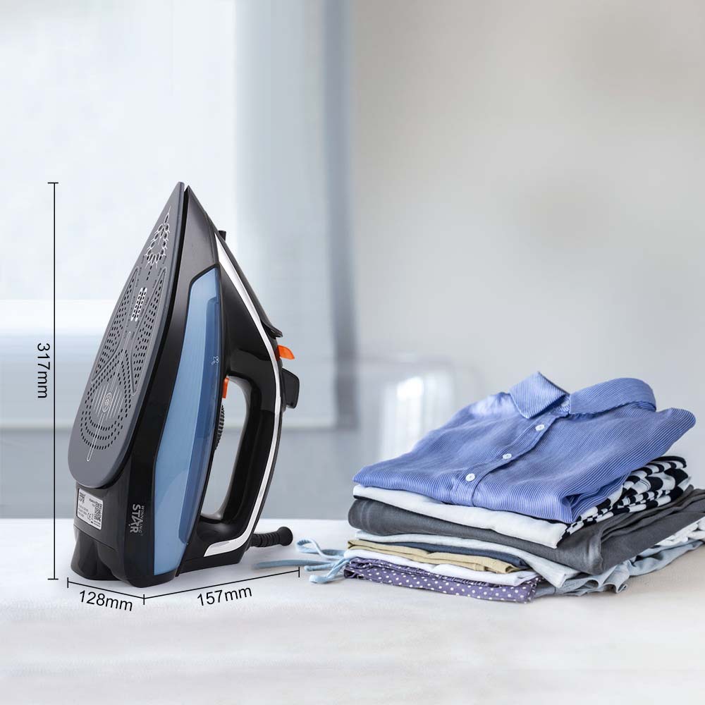 WINNING STAR Plancha en seco transfronteriza y explosión de vapor autolimpiante, anti-goteo, anti-calcificación, placa inferior de cerámica, plancha eléctrica