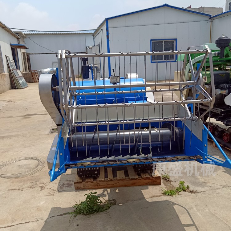 自走式手扶小型收割机  全喂入小麦水稻联合收割机山东厂家