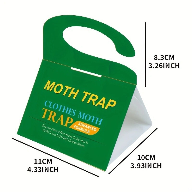 Moth Trap for Catching Moths, Fly Traps, Moth Stickers, Gnat Traps, Indian Grain Moths, Rice and Flour Moths, 1-Pack Moth Trap for Catching Moths, Fly Traps, Moth Stickers, Gnat Traps, Indian Grain Moths, Rice and Flour Moths, 1-Pack