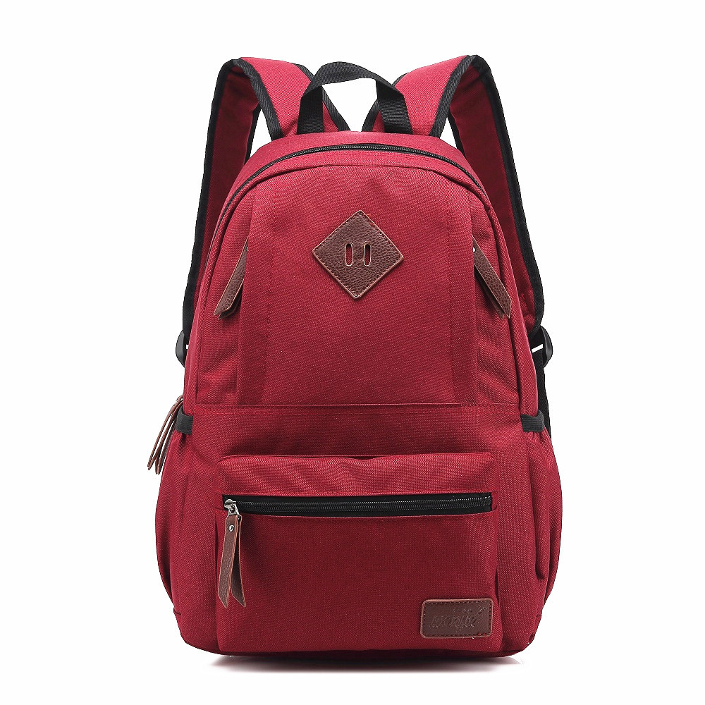 2026 New Korean Style Fashion Student Schoolbag, Unisex Solid Color Oxford Backpack for Men and Women, One-Piece Drop Shipping