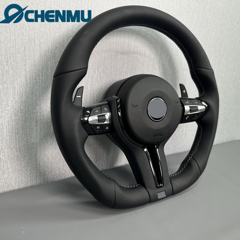 Modified Flat Bottom Sport Steering Wheel For BMW 1 2 3 4 5 6 7 X1