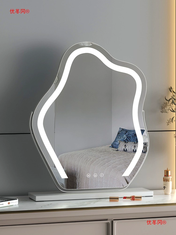 Настольное LED-зеркало, трюмо с подсветкой, заполняющим светом, облачный дизайн