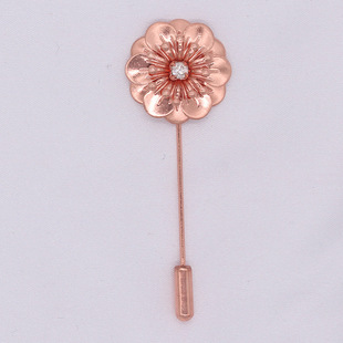 Metal Flower copper multi-layer assembly three-dimensional flower corsage pin flower collar pin other styles contact customer service