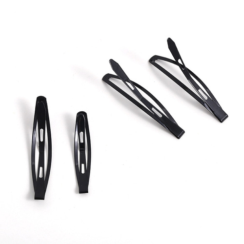 Black special clip for broken hair, hair clip for women, simple one-word clip, side bangs, BB clip, top clip, forehead hair clip