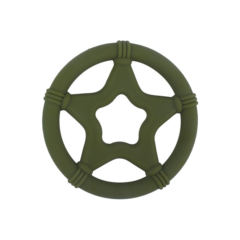 Nuevo bebé suministros de dibujos animados de silicona estrella teether dientes del bebé juguetes Amazon AliExpress