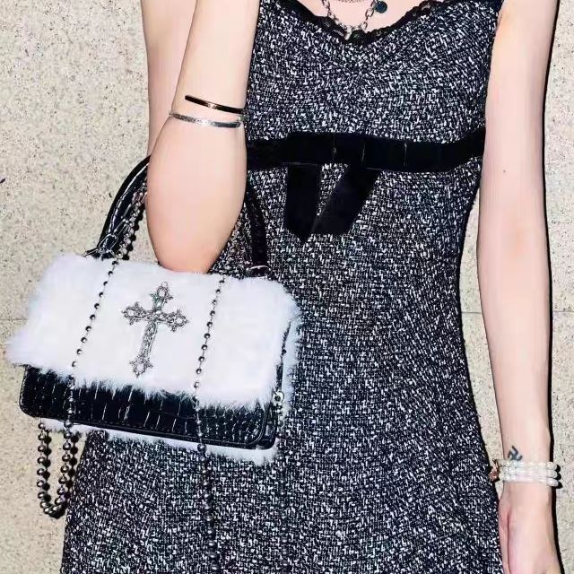 Borsa a tracolla donna quadrata stile gotico borsa a spalla_voghion.com