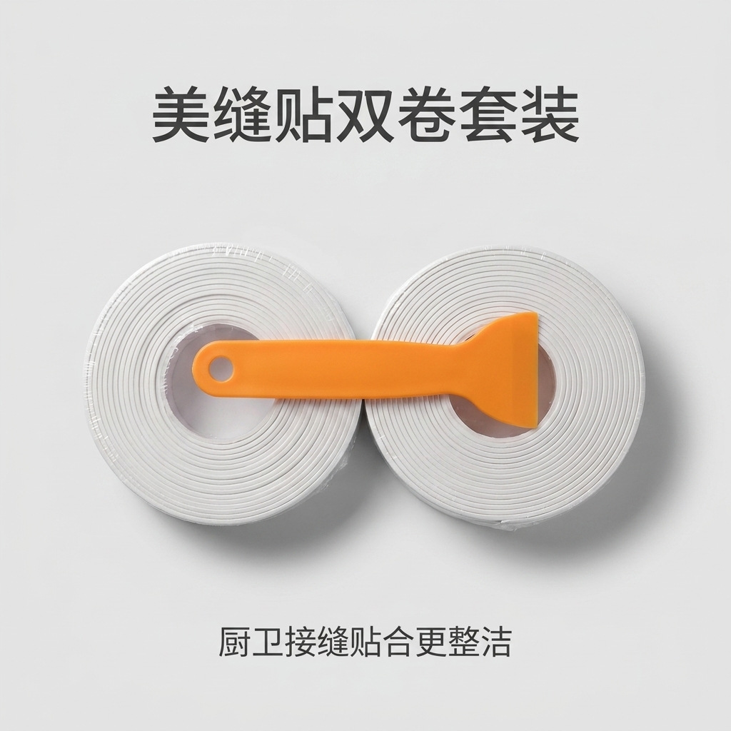 组合装防水贴美缝贴厨房灶台水槽洗碗池防水条马桶缝隙贴防霉贴