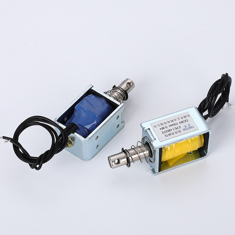 自动检票机配套微型直流推拉式电磁铁ZYE1-0837Z 厂家直销