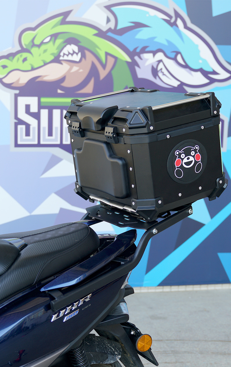 Suitable for Haojue uhr150 modified accessories tail box rack motorcycle tail rear rack extended tail rack luggage rack