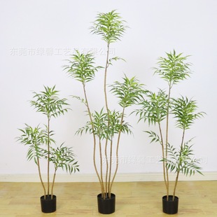Simulated Green Plant Potted Indoor Living Room High-End Light Luxury Floor-Standing Decoration High-End Bionic Plants Top Ten Achievements