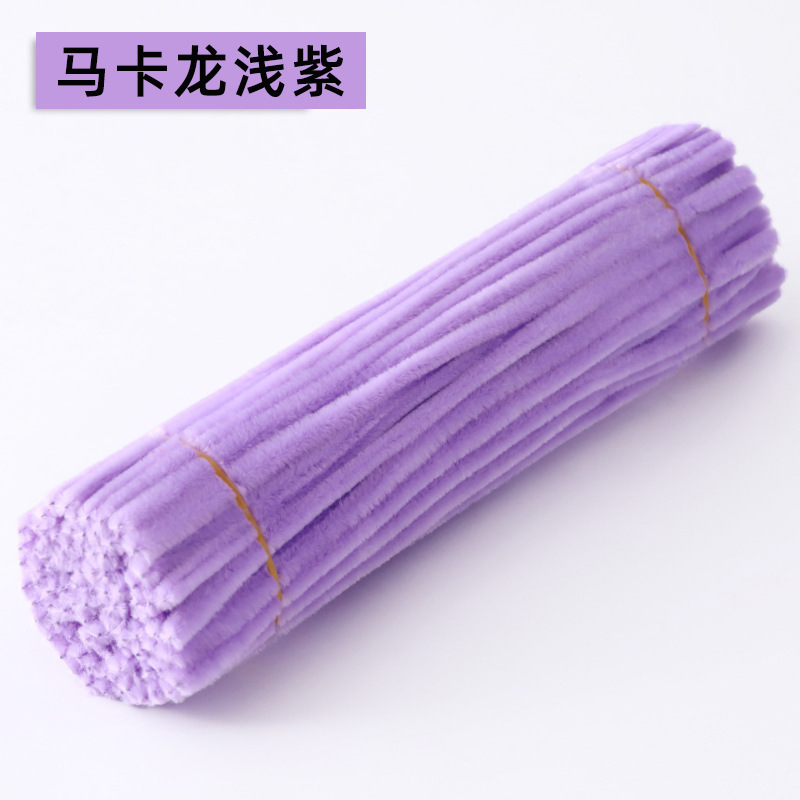 Varilla de torsión colorida súper densa hecha a mano fabricante de material de bricolaje al por mayor varilla de torsión de macarons hecha a mano en negrita para niños