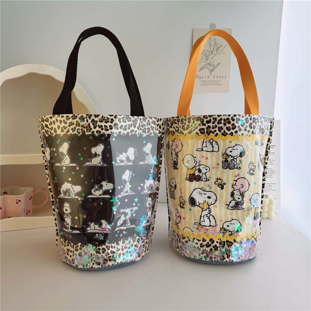 Double-sided design one-shoulder bag
