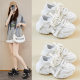 Ins Korean Style New Torre Shoes Women's 2025 Summer Student Sports Leisure Mesh Breathable Height-increasing FB9905-3